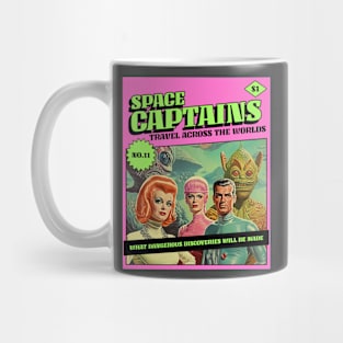 Vintage Sci Fi Comic Book Cover science fiction Mug